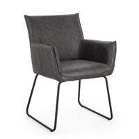 EVELYN szürke szövet szék