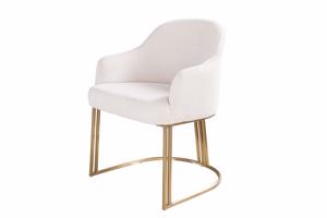 EXTRAVAGANCIA bézs kordbársony szék