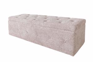 EXTRAVAGANCIA pezsgőszín bouclé ülőpad 140cm