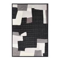 FABRIC szürke vászon festmény