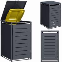 Fedél a 240 literes hulladékgyűjtőhöz - antracit