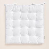 Fehér Velúr székpárna