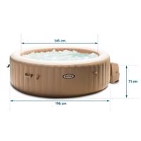 Felfújható jacuzzi hidromasszázzsal 4 osoby