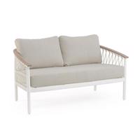 FENIX ezüst alumínium kerti kanapé