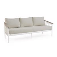 FENIX ezüst alumínium kerti kanapé