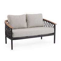 FENIX ezüst alumínium kerti kanapé