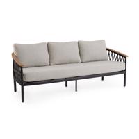 FENIX ezüst alumínium kerti kanapé