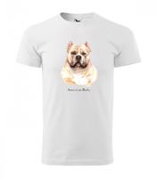 Férfi póló az American Bully szerelmeseinek Fehér 3XL