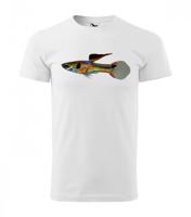 Férfi póló gupka endlerka nyomtatással Fehér 4XL