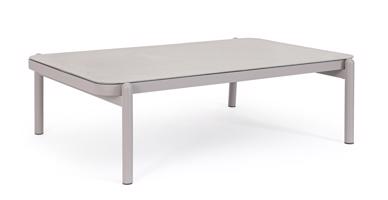 FLORENCIA bézs kerti dohányzóasztal 120cm