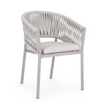 FLORENCIA ezüst alumínium szék