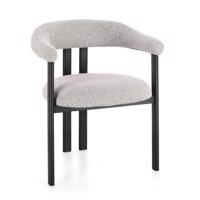 GIUDITTA ezüst poliészter szék