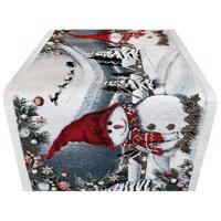 Gobelin terítő hóemberrel 40x180 cm