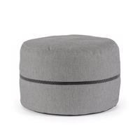 GULIZAR szürke szövet puff