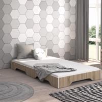 Gyerekágy SIMPI 140 × 70 cm sonoma tölgy dekorral
