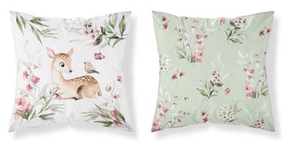 Gyermek pamut párnahuzat szarvas motívummal szélessé 40 cm | hosszúsá 40 cm