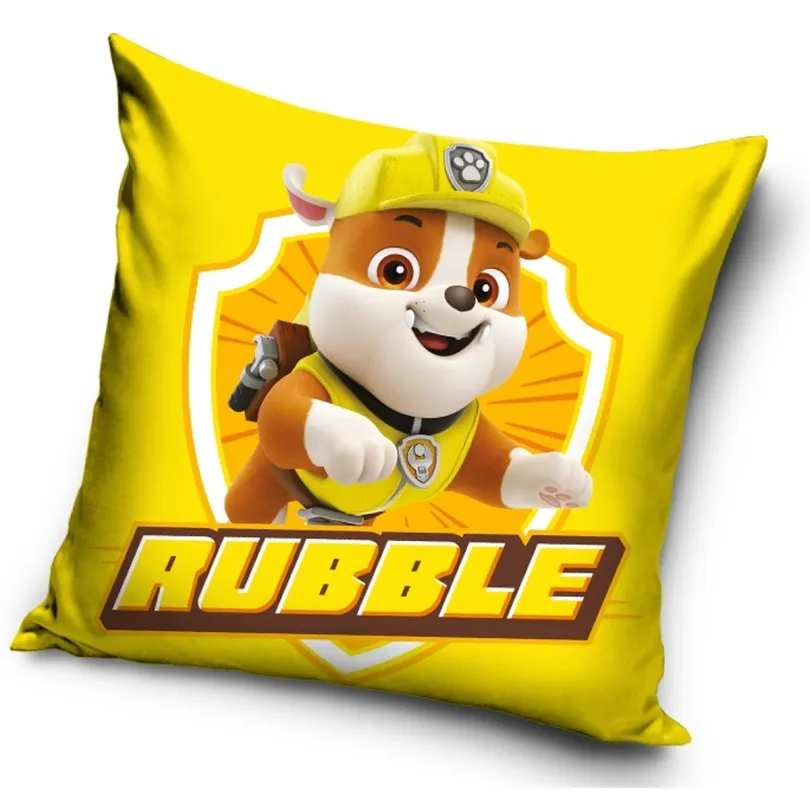 Gyermek párnahuzat PAW PATROL-RUBBLE szélessé 40 cm | hosszúsá 40 cm