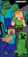 Gyermek strandtörülköző MINECRAFT 70 X 140 CM