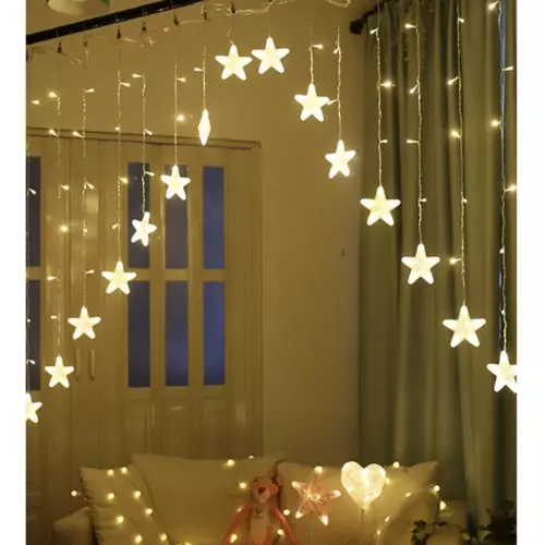 Gyönyörű karácsonyi világítás 136 LED