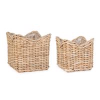 HARIS bézs természetes kosár
