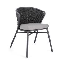 HARLOW szürke alumínium szék