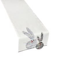 Húsvéti stóla nyuszikkal - elegáns tavaszi dekoráció az asztalra Šírka: 45 cm | Dĺžka: 85 cm