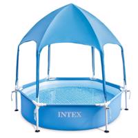 INTEX kerek gyermekmedence árnyékolóval 183 x 165 cm