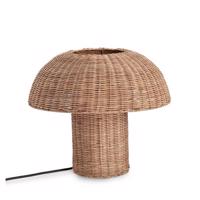 IRELE taupe rattan asztali lámpa