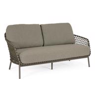 IVISSA taupe acél kerti kerti kanapé