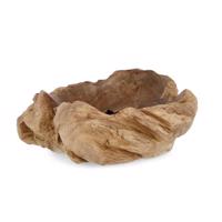 IZARA bézs újrahasznosított fa tál