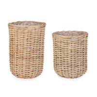 JEFRI bézs természetes kosár