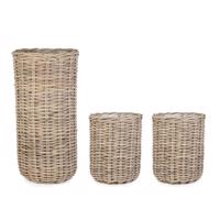 JEFRI taupe természetes kosár