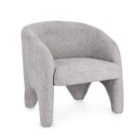 JUNKO ezüst szövet fotel