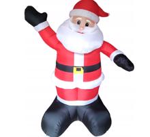 Karácsonyi dekoráció felfújható Mikulás LED fénnyel 270 cm