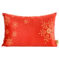 Karácsonyi párnahuzat hópelyhekkel díszítve Szélessé 30 cm | Hossza: 50 cm