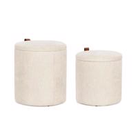 KATIA törtfehér szövet puff