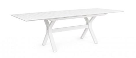 KENYON fehér bővíthető étkezőasztal 180-240cm