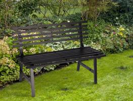 Kerti pad 110 x 55 x 76 cm - fekete