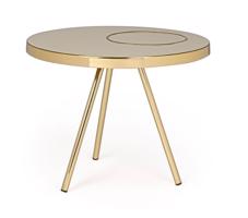 KESAR II arany acél dohányzóasztal 51cm