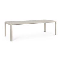 KIPLIN bézs alumínium étkezőasztal