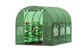 Kiváló minőségű kerti polytunnel 2,5 x 5 m