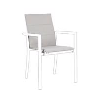 KONNOR ezüst szövet kültéri párna