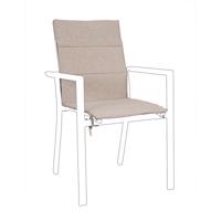 KONNOR ezüst szövet kültéri párna