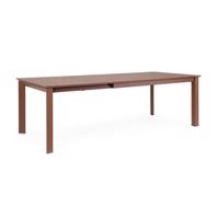 KONNOR piros alumínium kerti étkezőasztal