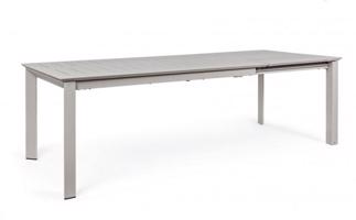 KONNOR szürke kerti bővíthető étkezőasztal 160-240cm