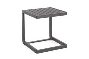 KONNOR szürkésbarna kerti lerakóasztal 40cm