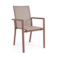 KONNOR taupe alumínium kerti szék