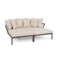 LANAI bézs alumínium napozóágy