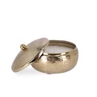 LATHE taupe fém gyertya