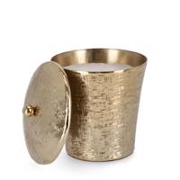 LATHE taupe fém gyertya